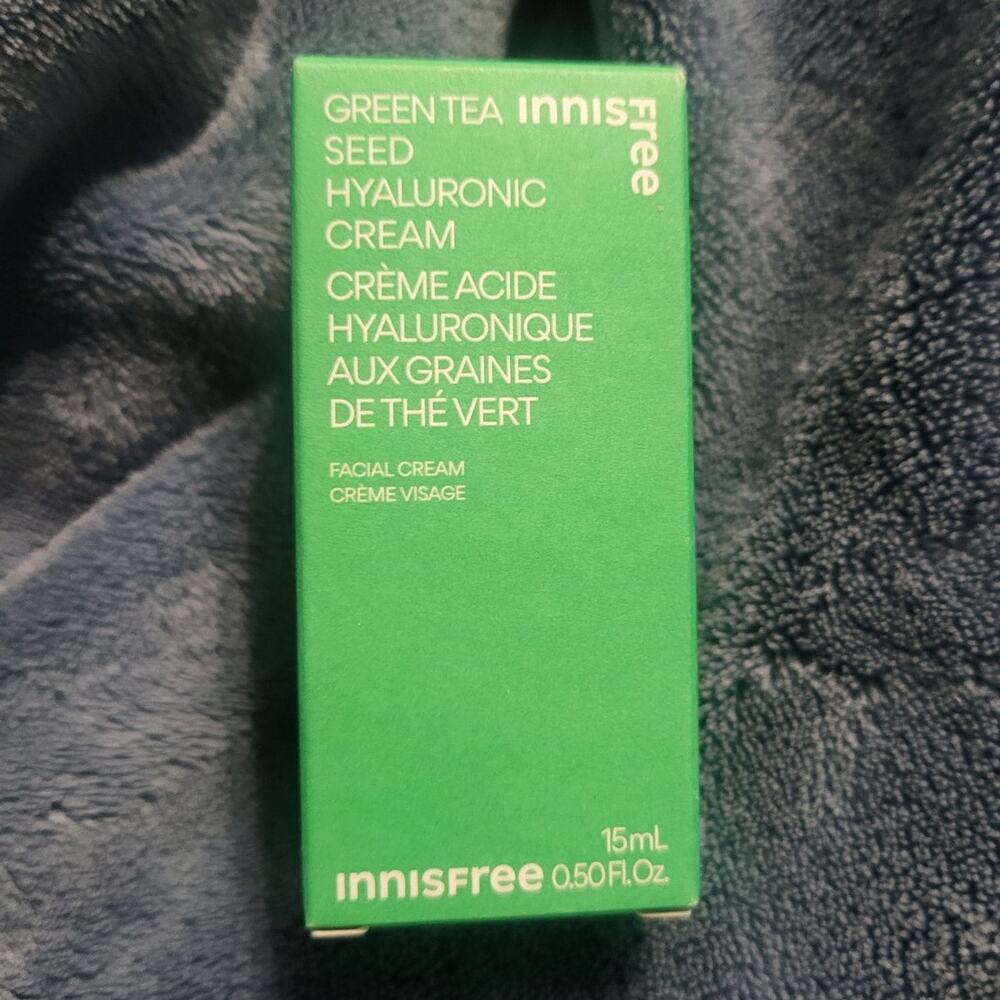 Innisfree Green Tea Seed Hyaluronic Cream - 15 ml - NEW